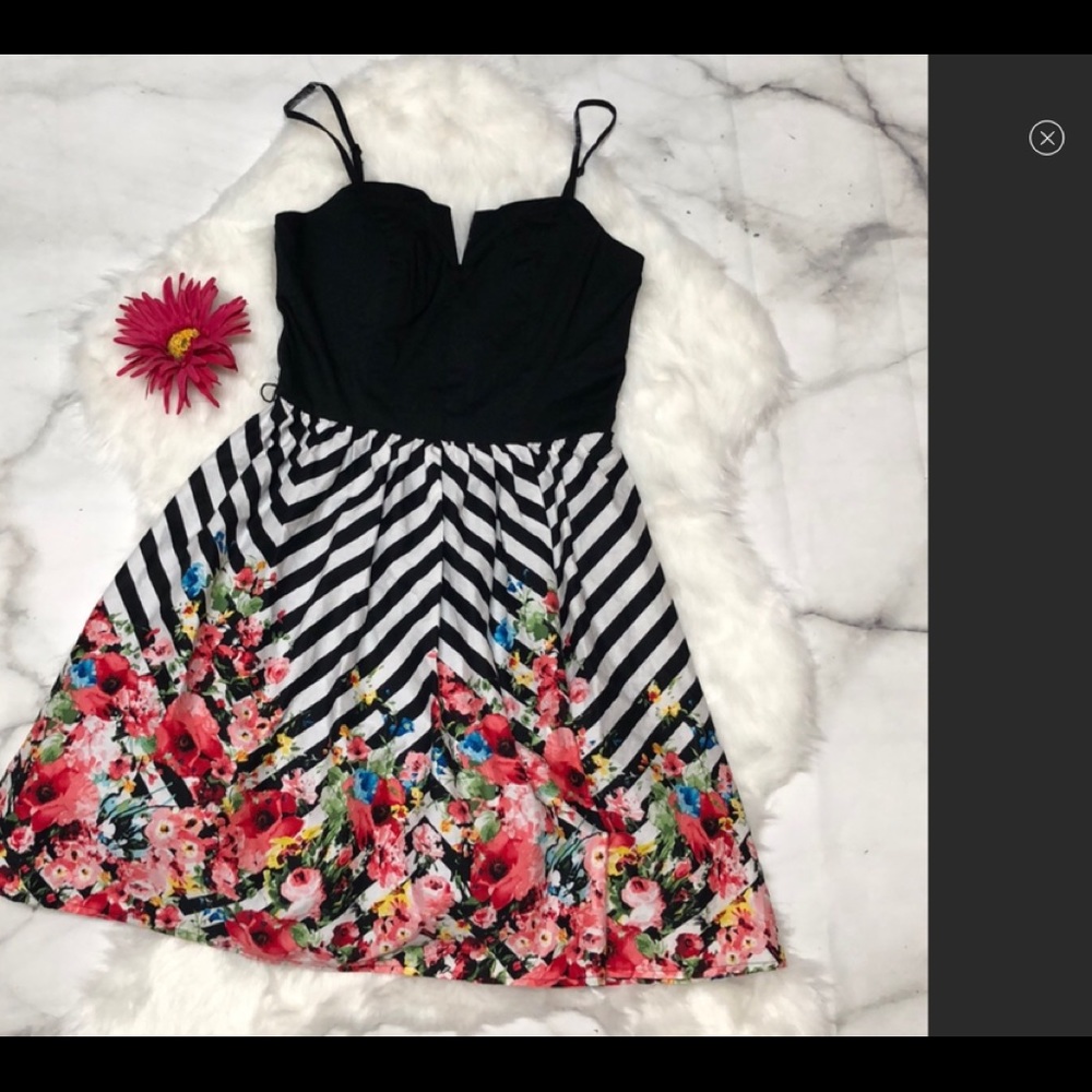 B. Darlin Fit and Flare Homecoming Dress